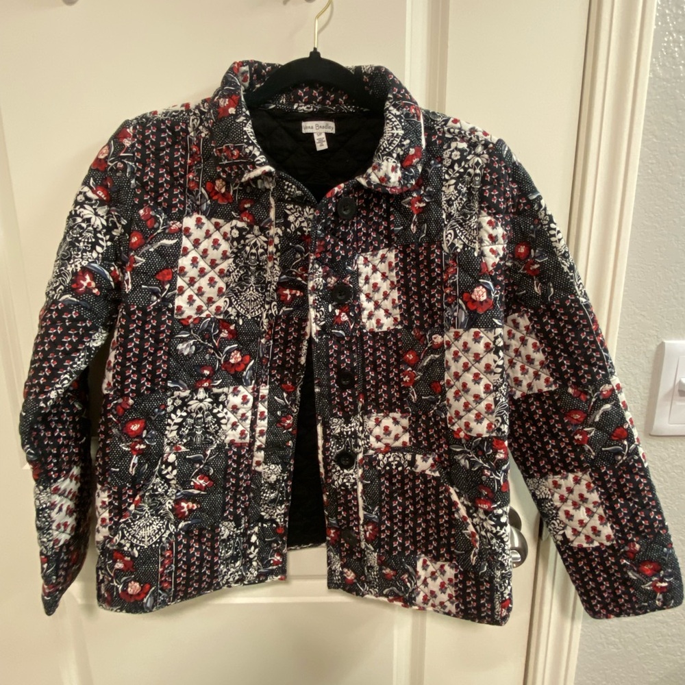 Vera Bradley Quilted Jacket In Patchwork Perennia… - image 2